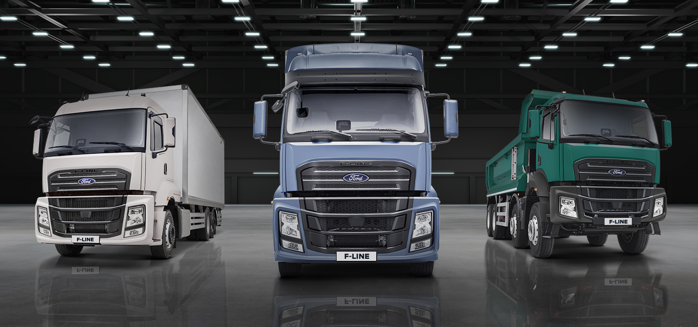 Ford Trucks, Yeni Serisi F-LINE ile Tasarım, Teknoloji ve Güvenliği Bir Arada Sunuyor