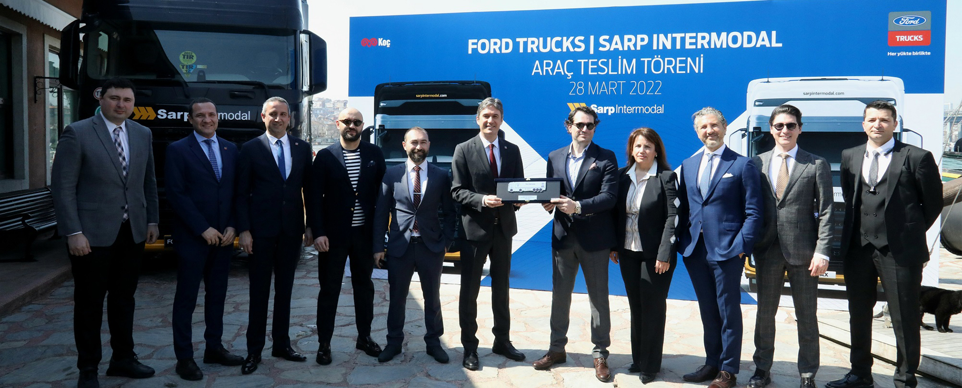 Sarp Intermodal'ın filo tercihi Ford Trucks olmaya devam ediyor...