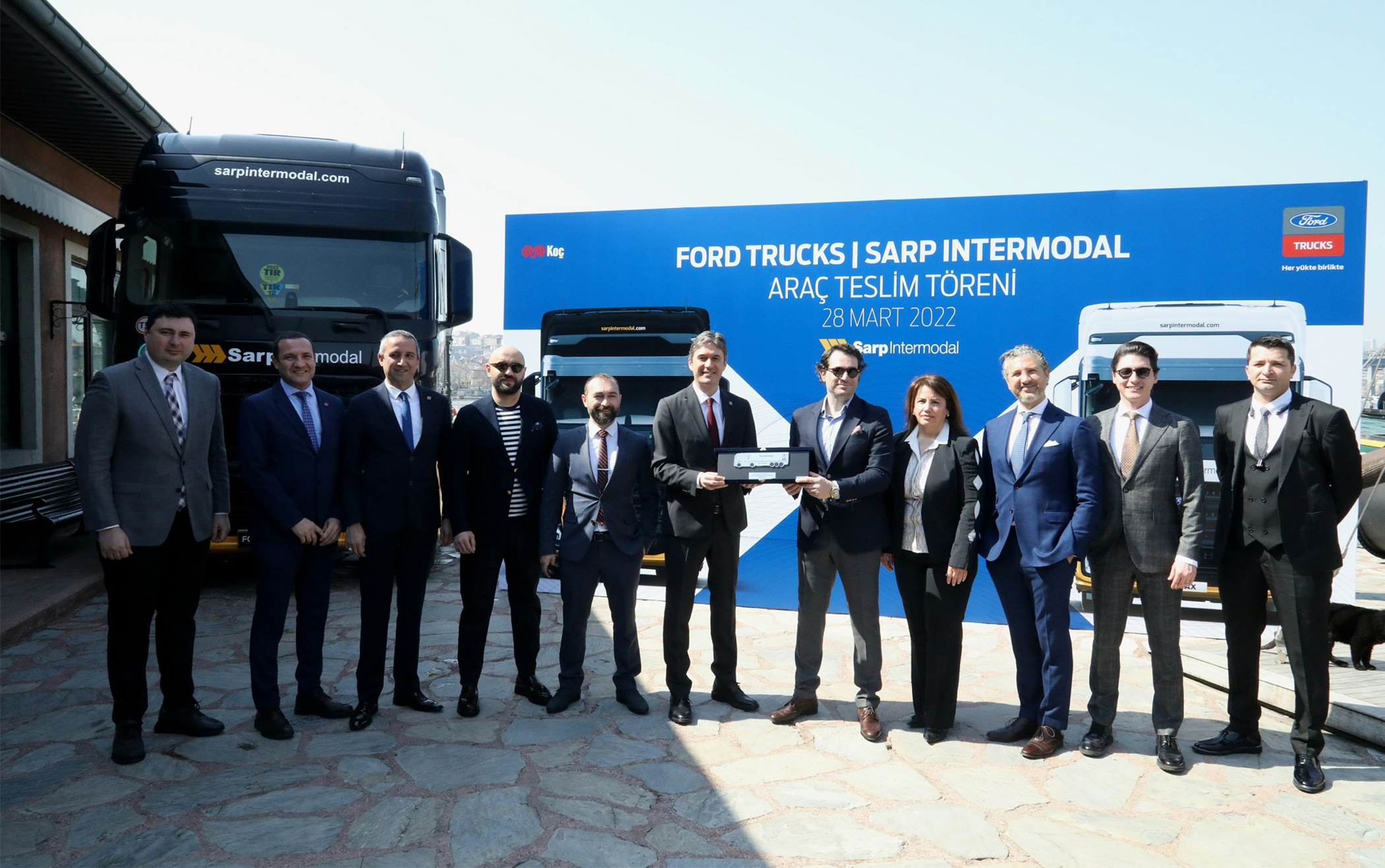 Sarp Intermodal'ın filo tercihi Ford Trucks olmaya devam ediyor...