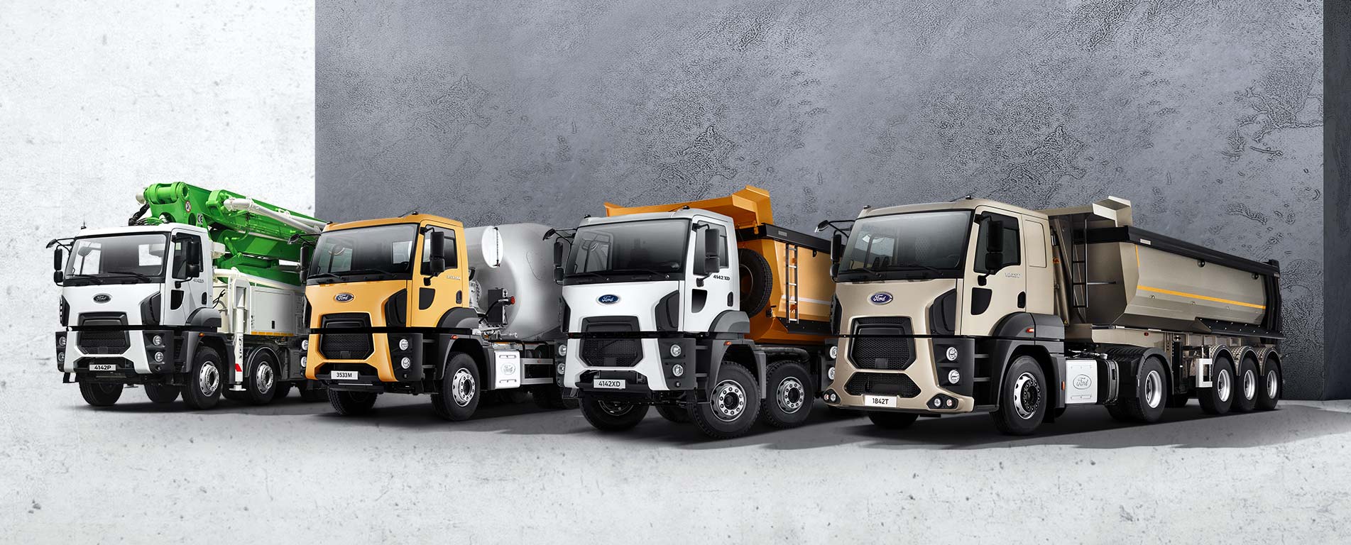 Ford Truck Beton Fuarında