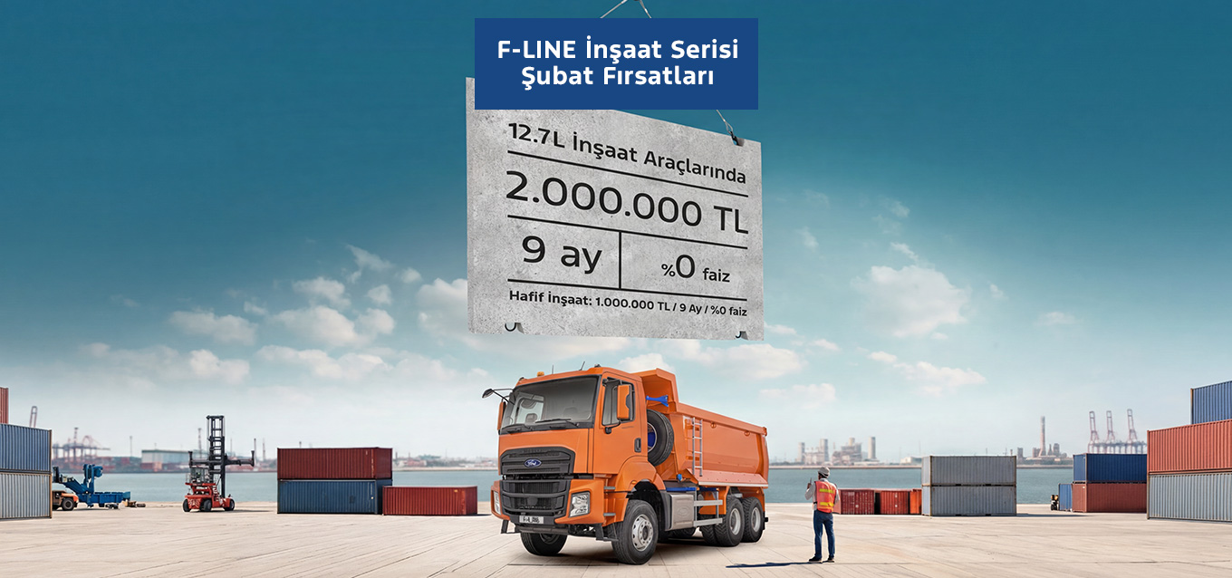 F-LINE İnşaat Serisi Şubat Fırsatları