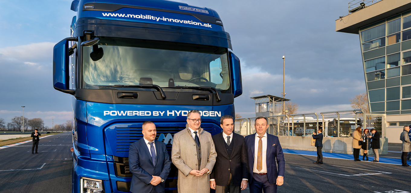 THE FIRST HYDROGEN TRUCK FROM SLOVAKIA SUPPORTED by FORD TRUCKS