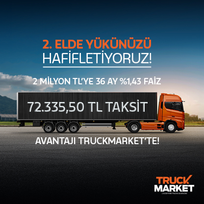 Truckmarket Kredi Destek Kampanyası
