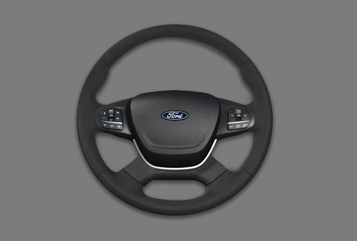 Steering Wheel with  Bronze Details