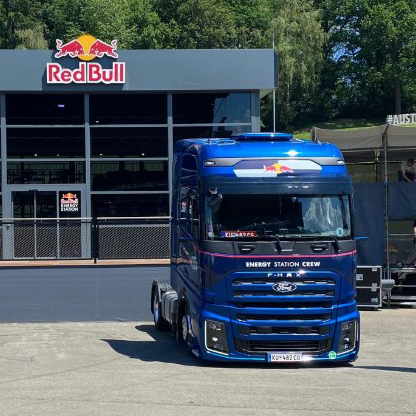 FORD TRUCKS AUSTRIA DELIVERS 23 NEW F-MAX TRUCKS TO THE RED BULL ENERGY STATION DEPARTMENT